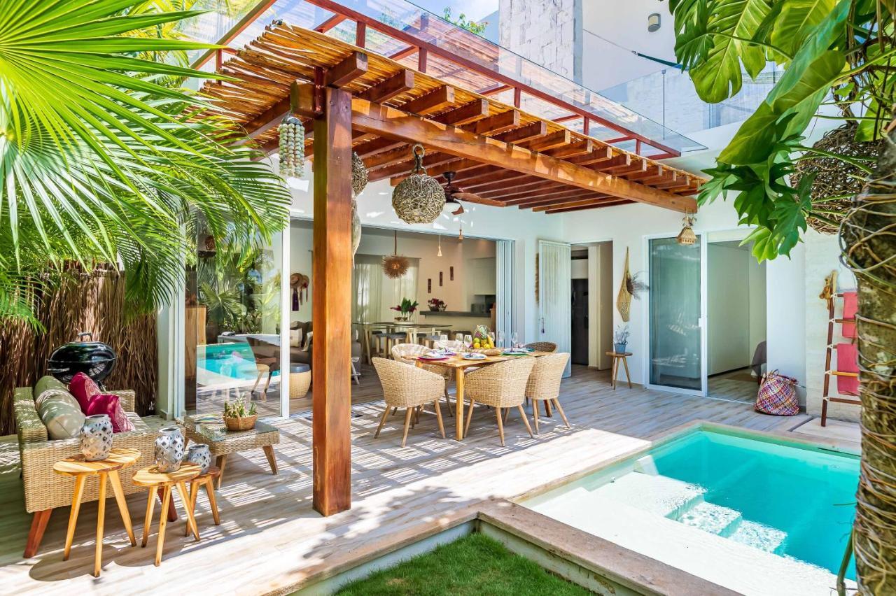 Chic & Mexican Villa, A True Oasis Pool, Security Tulum Exterior foto